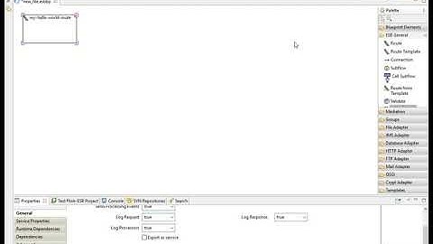 Create Flink-ESB route printing "Hello World!"