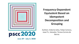 Frequency-Dependent Equivalent Based on Idempotent Decomposition and Grouping