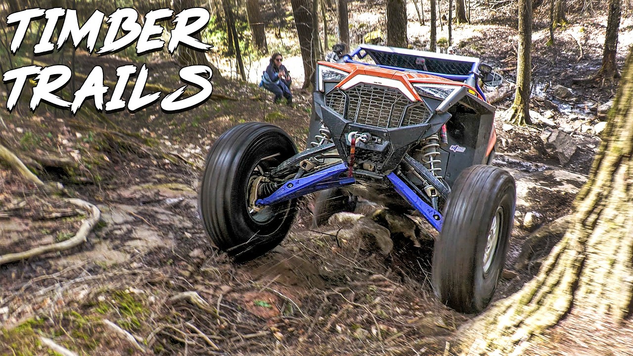 Riding the Timber Trails - RZR Turbo R, Kawasaki KRX, Can-Am Maverick Sport, CFMOTO Z-Force Sport