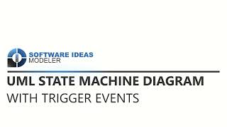 How to Create a UML State Machine Diagram with Trigger Events in Software Ideas Modeler