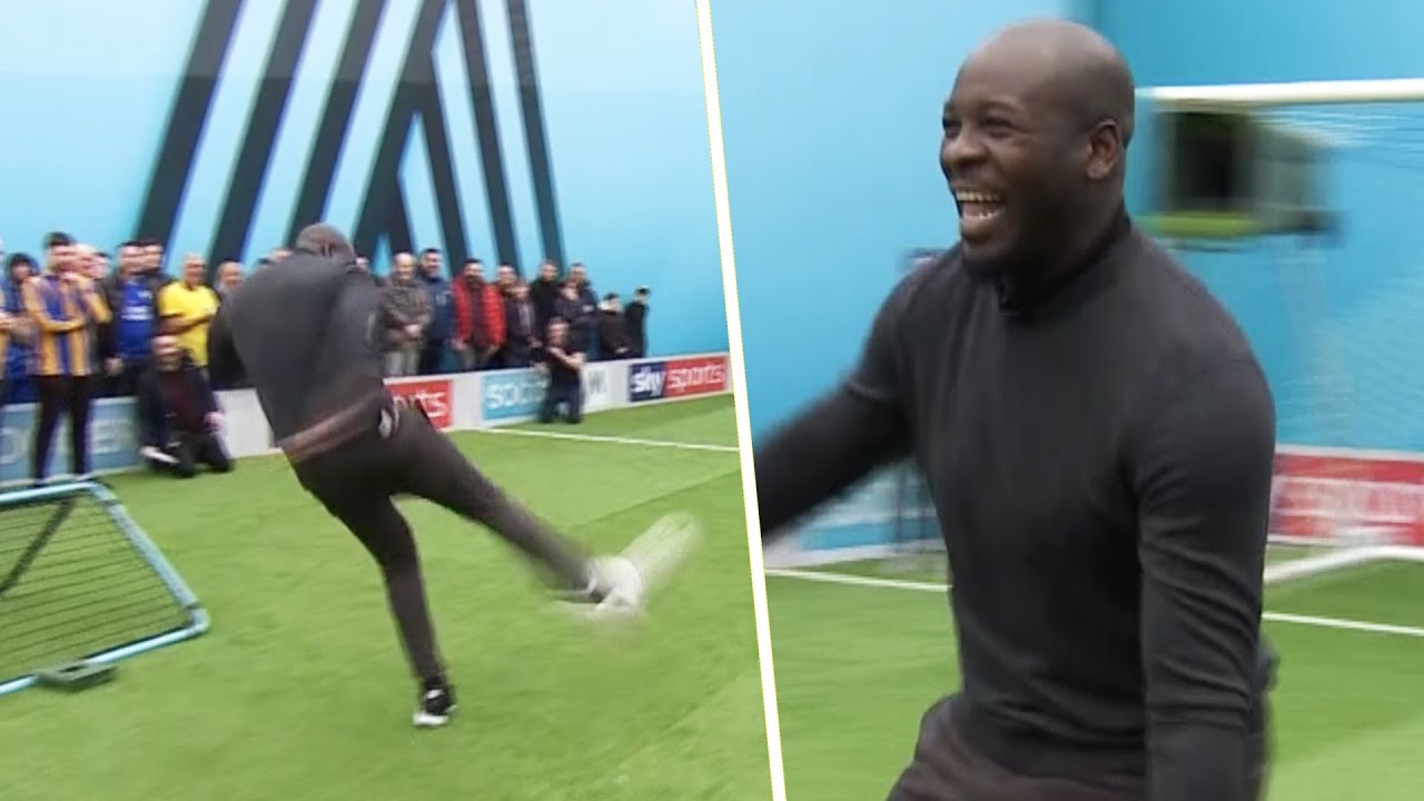 Tom Checkley Chris Samba hits THUNDEROUS Volley ⚡| With Tom Davis & Laura Checkley ...