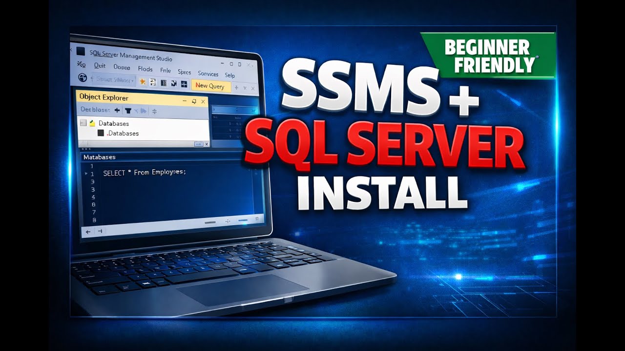 Microsoft SQL Server & SSMS Download + Install (Step-by-Step) | SQL Setup for Beginners (Hindi)