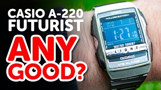 #CASIO A-220 (Module 1922) FUTURIST Review - ANY GOOD? screenshot 3