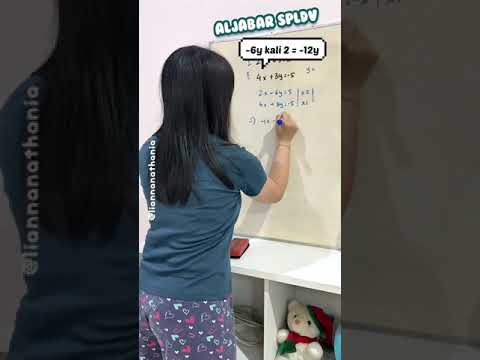 aljabar sistem persamaan linear dua variabel | spldv