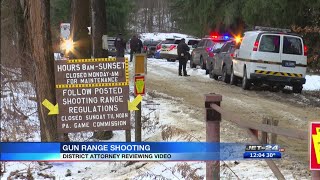 Police reviewing from fatal double shooting at local gun range