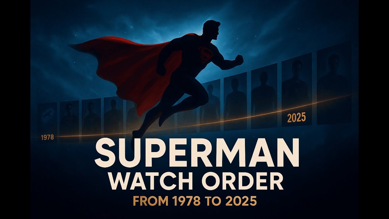 Superman Movie Timeline Explained | Full Watch Order (1978–2025)