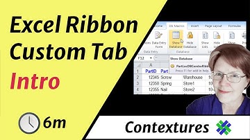 Excel Ribbon Custom Tab Introduction