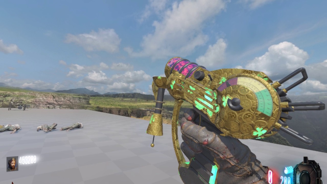 COD Black Ops 3 Zombies : Ray Gun Reload With Luck Of The Irisih Camo