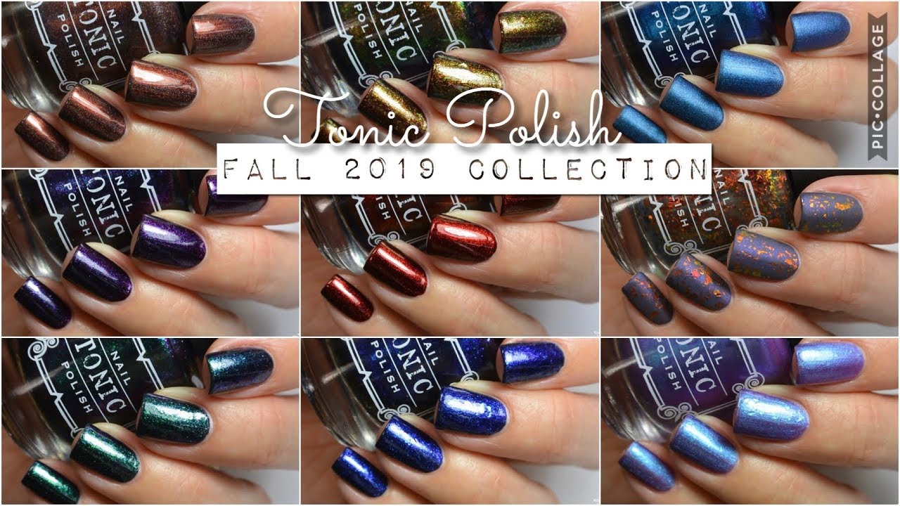 Swatches || Tonic Polish Fall 2019 Collection | Rikki's Nails