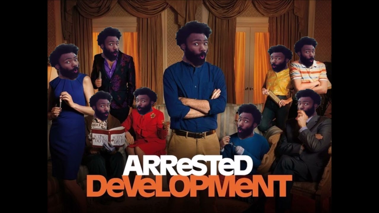 Arrested Development credits but they've been Bonfire'd