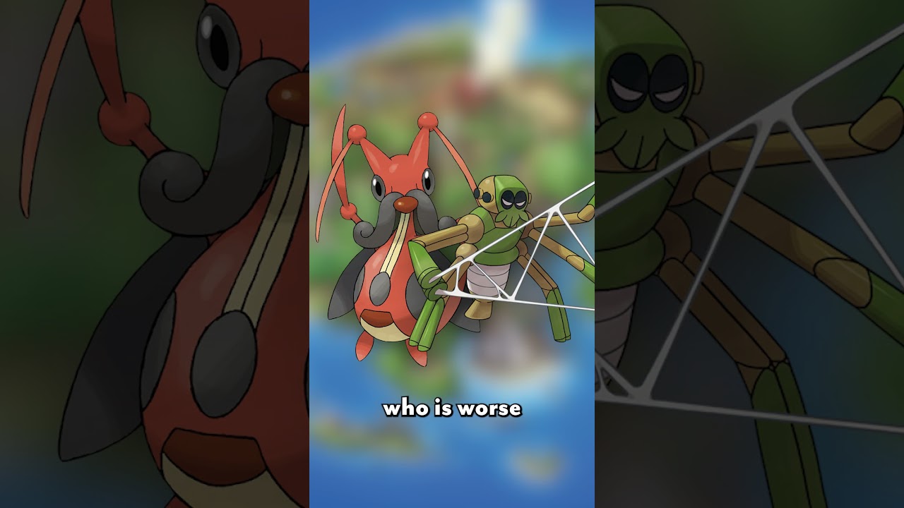 Which Regional Bug Pokémon is the WEAKEST? #shorts