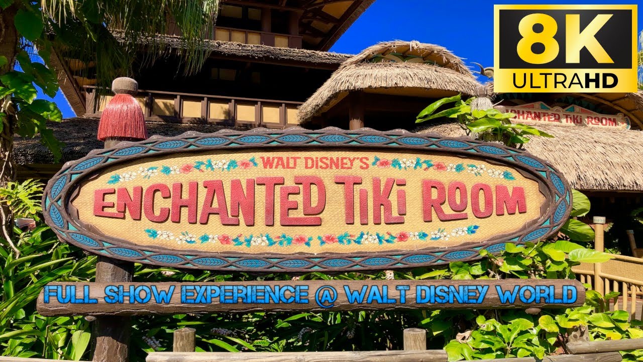 The Enchanted Tiki Room at Magic Kingdom - Full Show in 8K UHD - YouTube