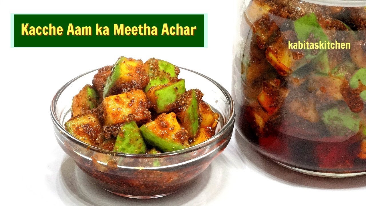 १० मिनट में बनाये आम का चटपटा अचार | Instant Mango Pickle Recipe | Mango Recipe | KabitasKitchen | Kabita Singh | Kabita