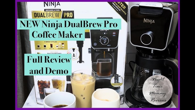 Ninja DualBrew Specialty Coffee System Single-Serve K-Cup Pod Compatible 12-Cup Drip Coffee Maker