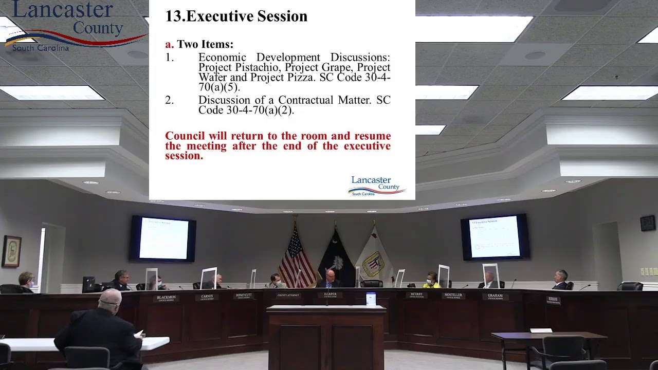 Lancaster County, SC Government Live Stream YouTube