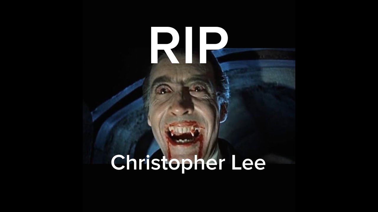 Farewell Christopher Lee.A tribute.