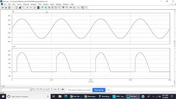 PSIM : Simulation of firing angle control of SCR