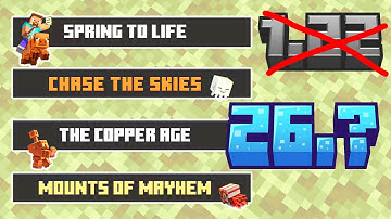 Nummers van nieuwe updates voor Minecraft... UITGELEGD!
