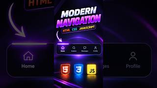 Code Effect #20--🔥 Build a Cyber Sliding Tab Bar with HTML CSS & JS!