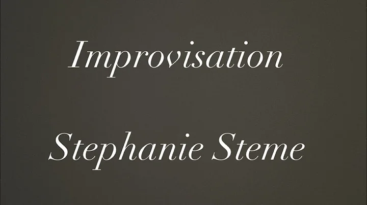 Improvisation Reel @ Peridance in NYC by Stephanie...