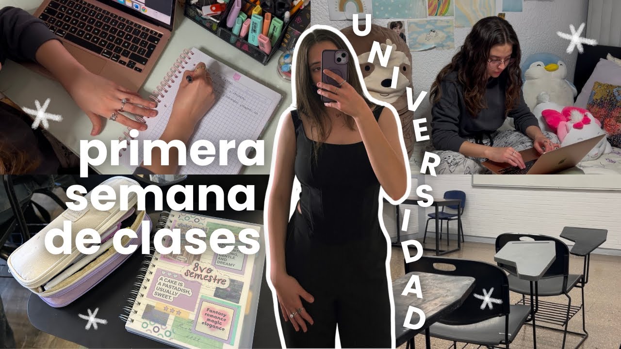 ¡Mi primera semana de CLASES en la UNIVERSIDAD! ☺︎ / Mich Luna