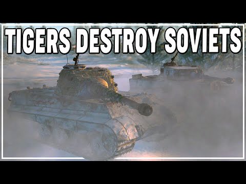 Gates of Hell MODDED CAMPAIGN (KING) TIGERS engage HEAVIEST Soviet ARMOUR in 1944 | GoH Closed Beta
