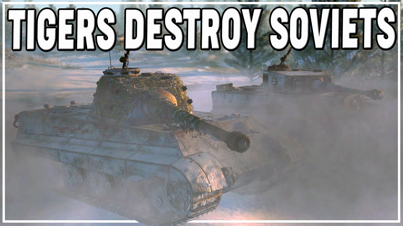 Gates of Hell MODDED CAMPAIGN (KING) TIGERS engage HEAVIEST Soviet