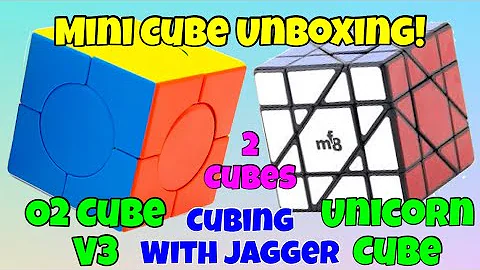 Mini Unboxing! / Unicorn Cube 🦄 + O2 Cube V3! | Cubing With Jagger