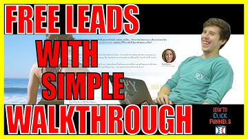 Drag and Drop Page Builder Clickfunnels - Easy Lead Generation Walkthrough |Part 6|