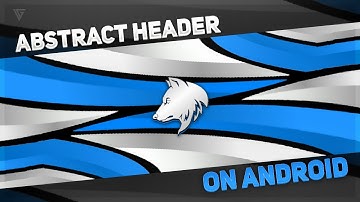 Create Abstract Backgrounds On Android | Abstract Header Tutorial | Abstract background Tutorial