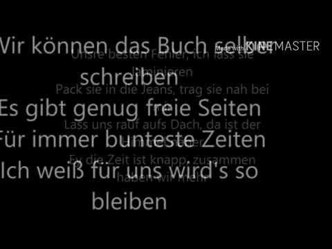 Wir sind Groß von Mark Forster [Lyrics by Me]