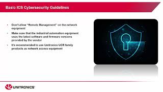 ICS Cybersecurity & Unitronics Latest Cyber Enhancements