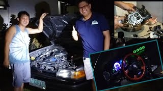 mazda 323 carburetor overflow / no idle fixed