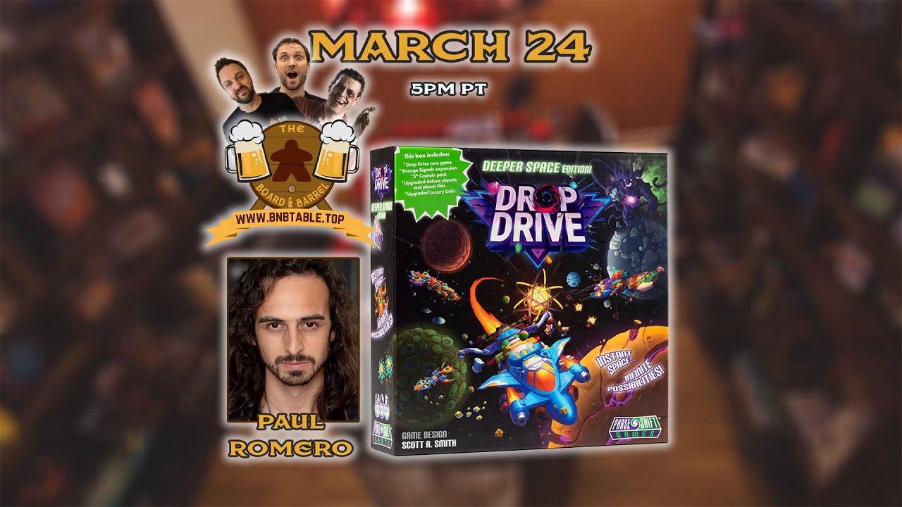 Drop Drive with Paul Romero - The Board & Barrel - !help !bingo !rules