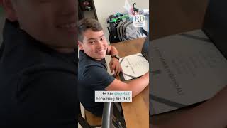 Boy Tears Up When Step-Dad Hands Him Adoption Papers