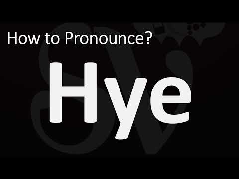 How to Pronounce Hye? (CORRECTLY)