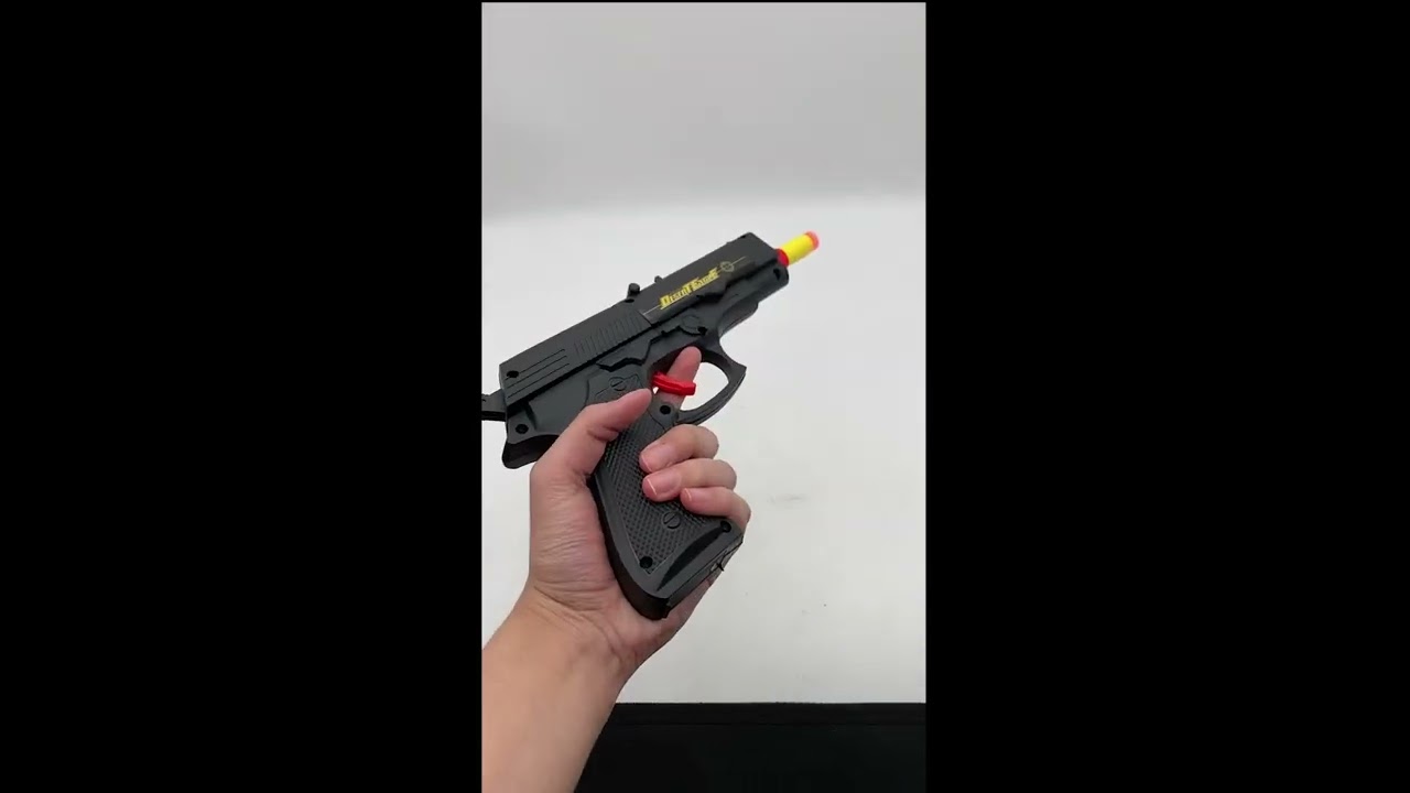 Pistola de Brinquedo Lança Dardos e Bolinha em Gel - Desert Eagle