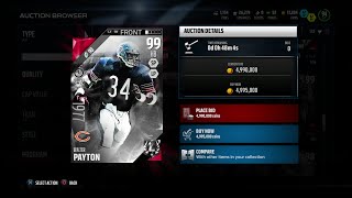 Boss Walter Payton & Bruce Smith 4th July UL Packs!!! 5 elites One Packs