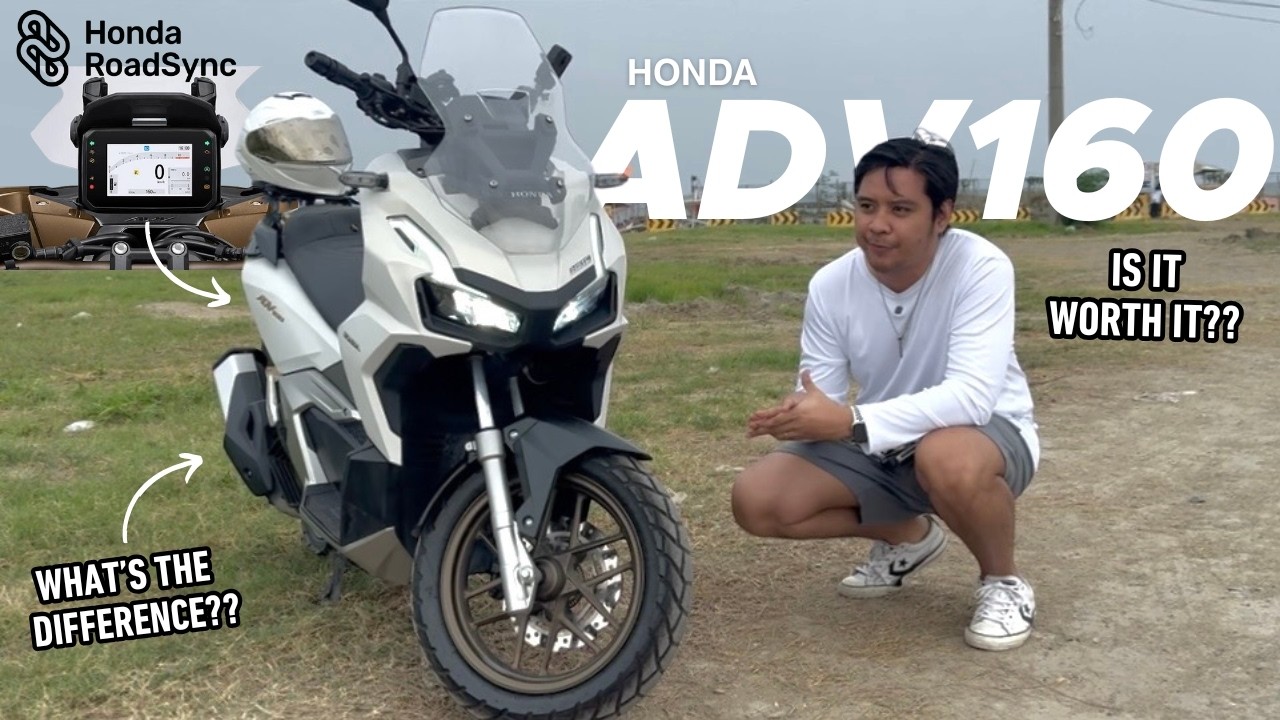 Посмотрите это видео перед покупкой мотоцикла Honda ADV160 Roadsync.