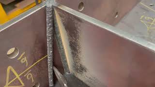 3f vertical flux cored  #welding  #shortvideo