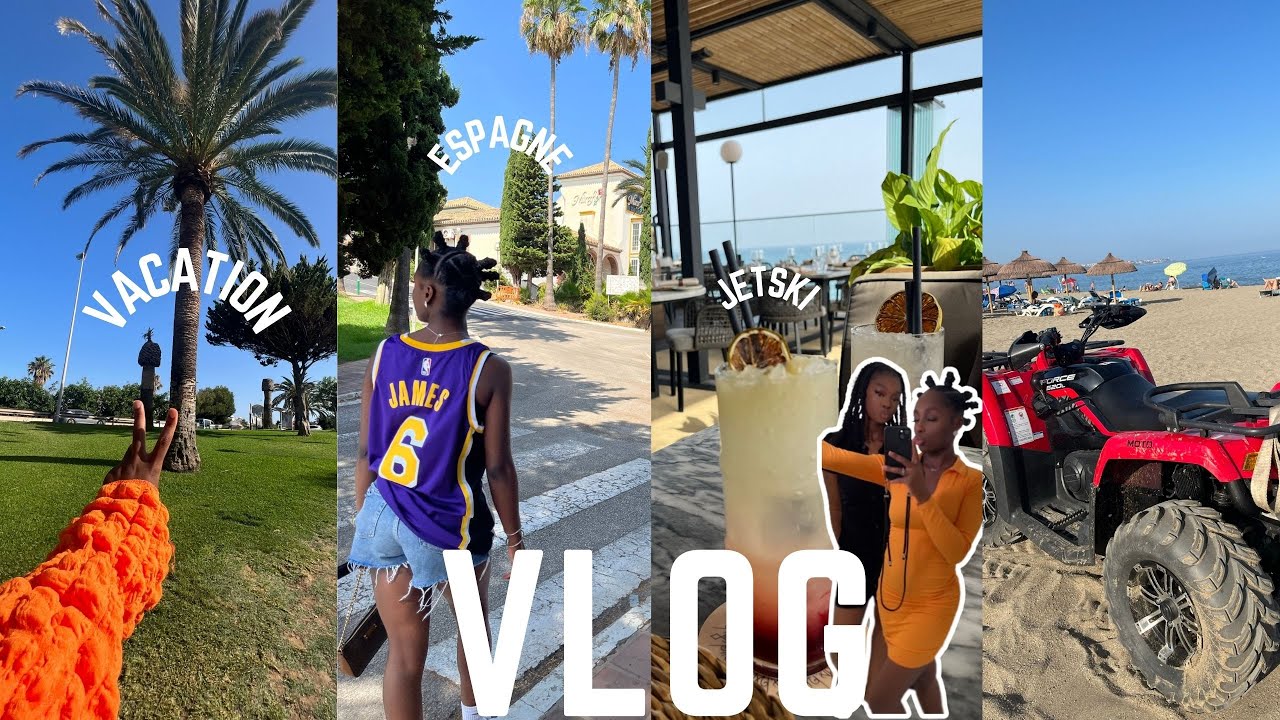 MALAGA VLOG VACANCE PART 2 : BEACH DAY, JET SKI, RESTAURANT...
