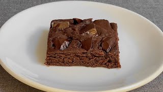 one minute chocolate chunk brownie in microwave | no oven | no egg | easiest recipe