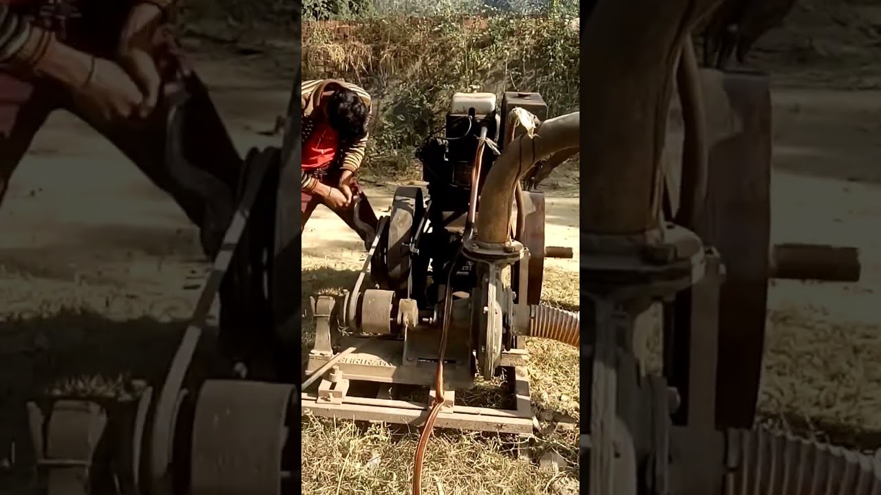 12hp old Lister engine Water Pump setup