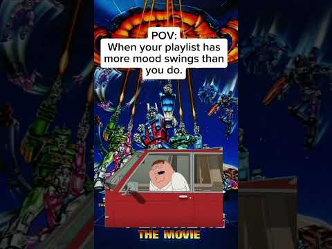 Our playlists are an emotional rollercoaster! #transformers #viral #playlist