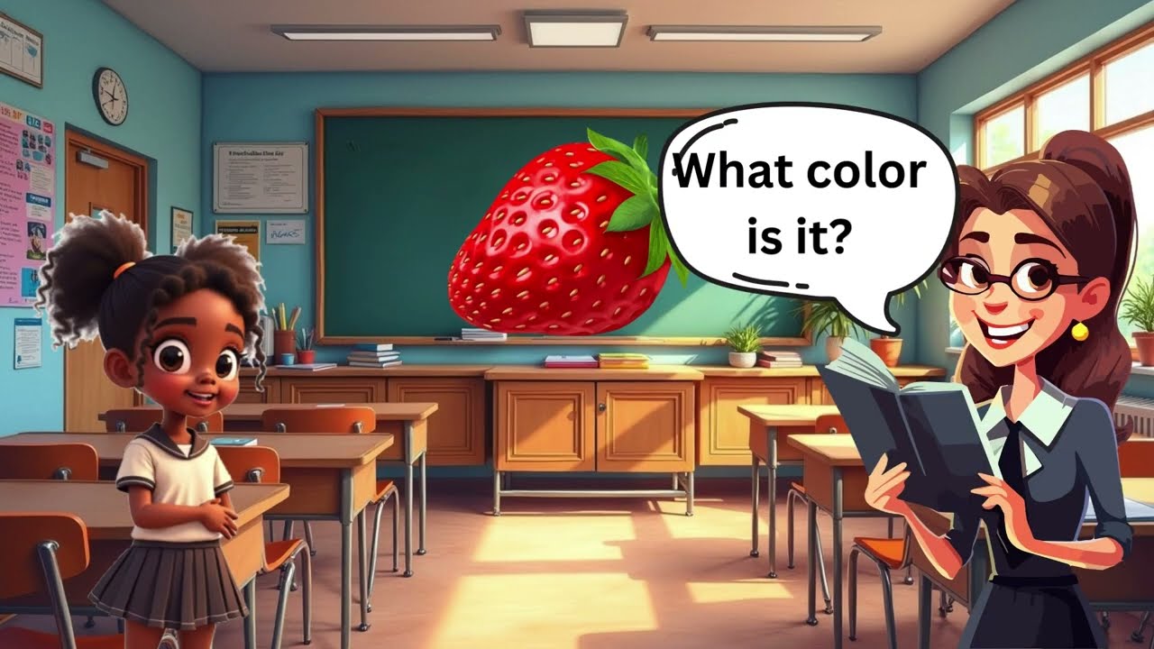 Learn English Colors Song for Kids | Red, Blue, Yellow | ESL Color Vocabulary