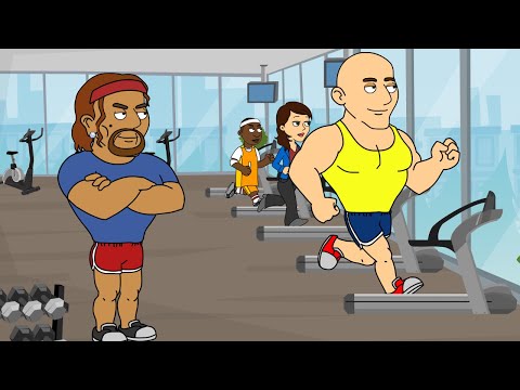 Caillou Goes To The Gym And Gets Grounded