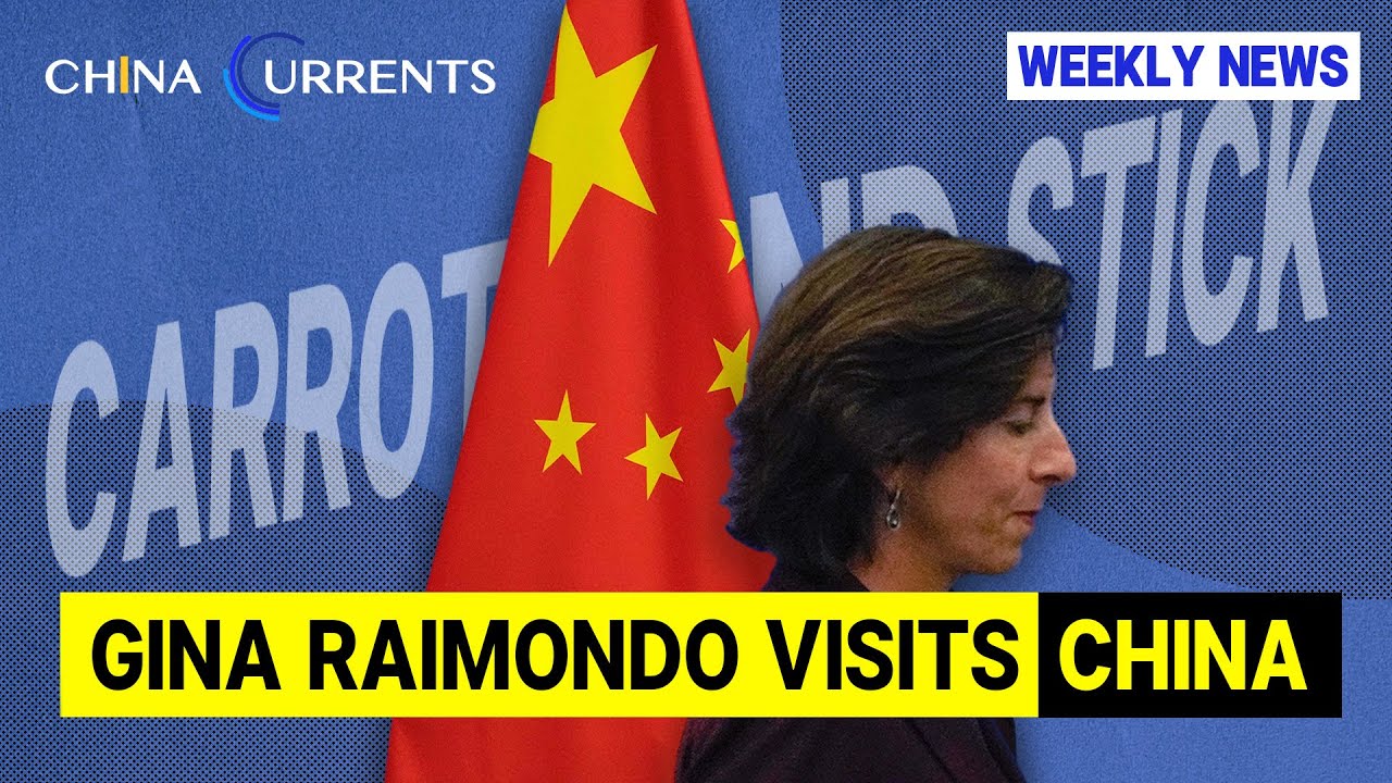 Gina Raimondo visits China. Bringing the "Carrot and Stick" in the most boring, American way.
