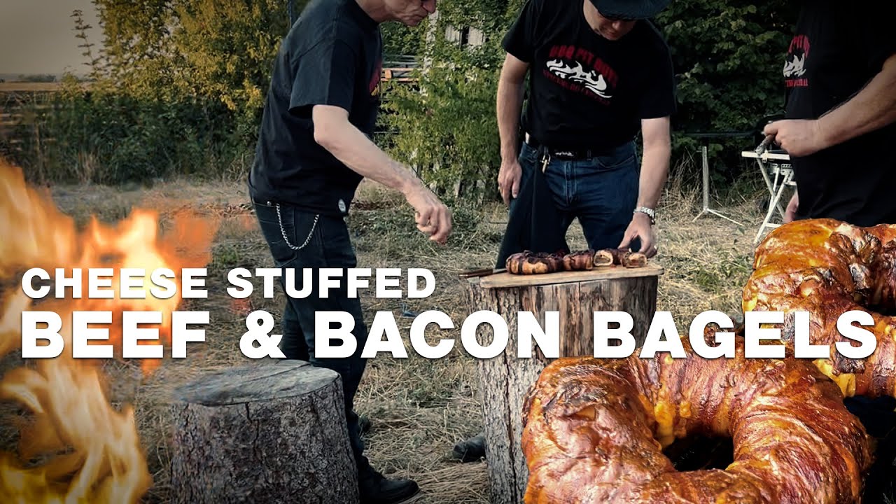 Beef Bacon Bagels | Recipe | BBQ Pit Boys