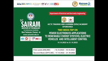 Fault diagnosis of Electrical machines in EV application, Dr. M. Balaji, SSN Institutions, Chennai