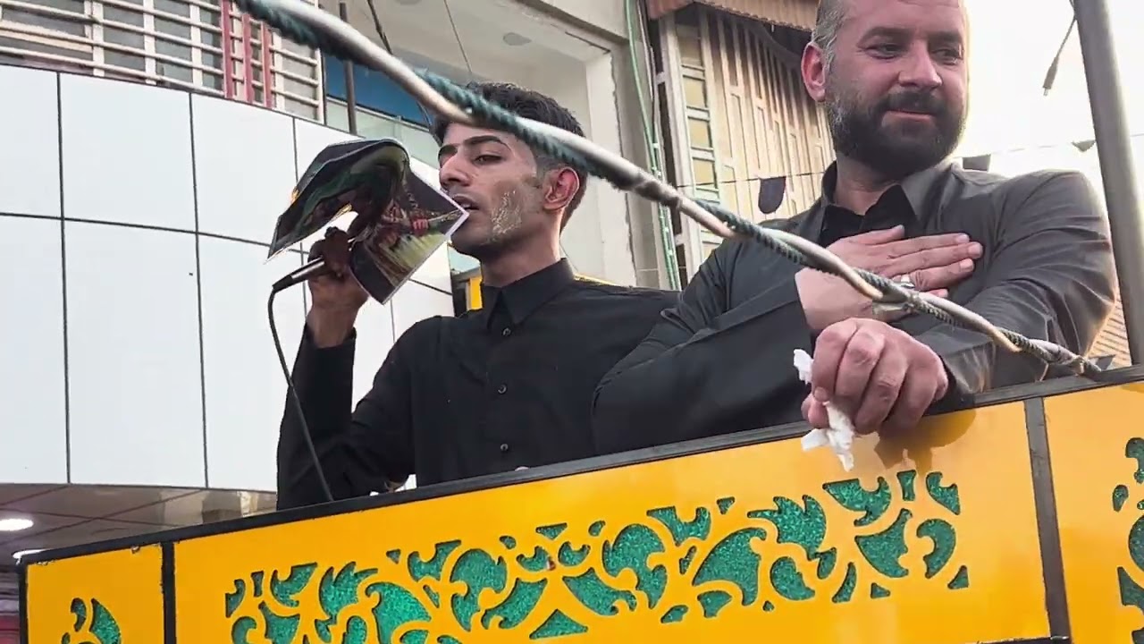 م عقيل القلعاوي و المهوال عدي الكعبي و كرار الزينبي موكب اميرة الشام يوم السابع محرم 1445 قلعة سكر